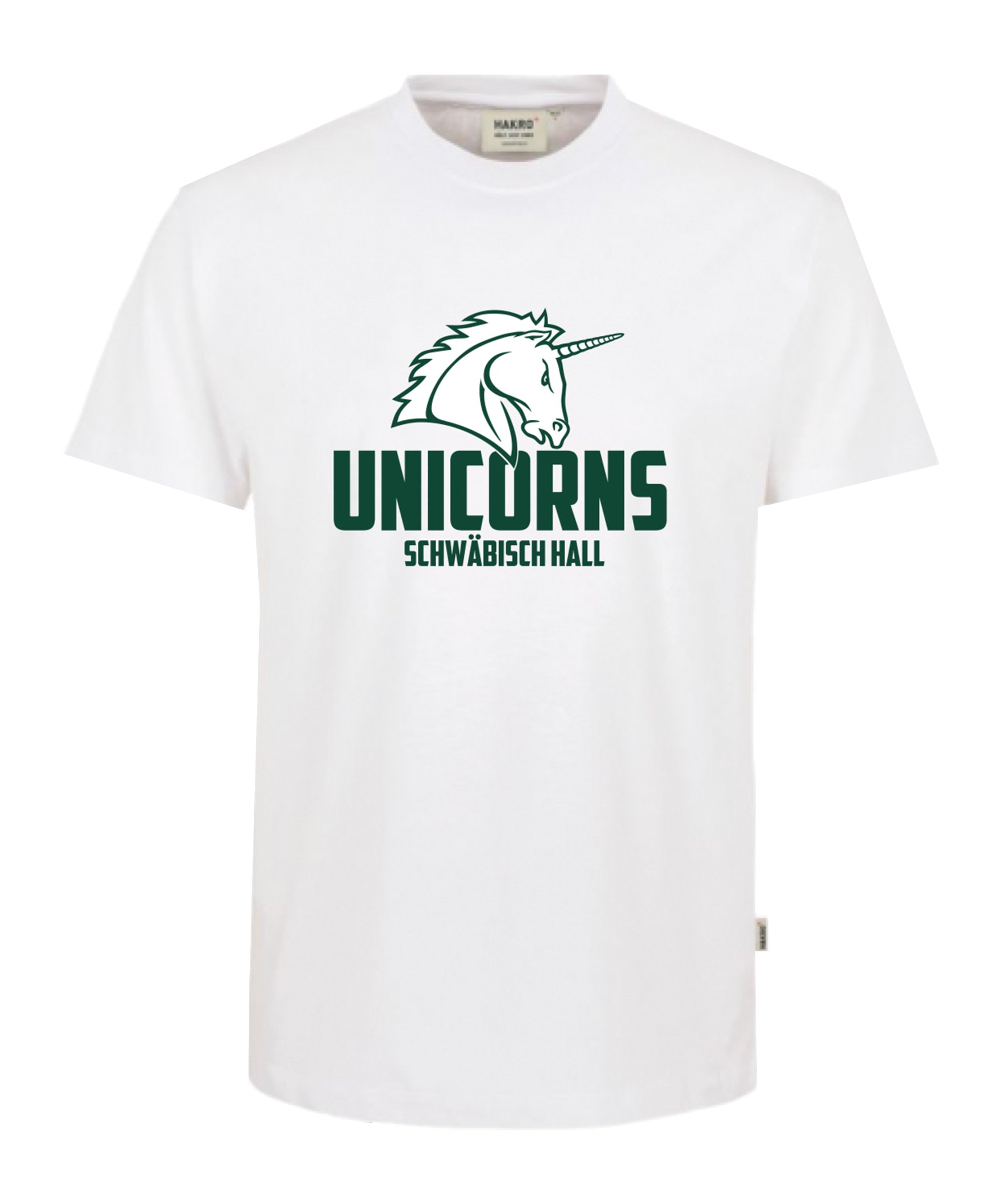 Unicorns Classic T-Shirt Tee Unicorn groß Weiss - weiss