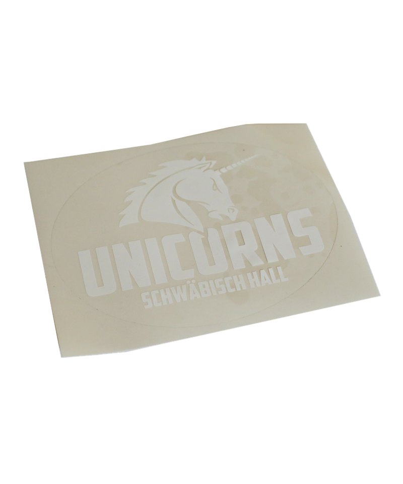 Unicorns New Logo Aufkleber Sticker Weiss - weiss